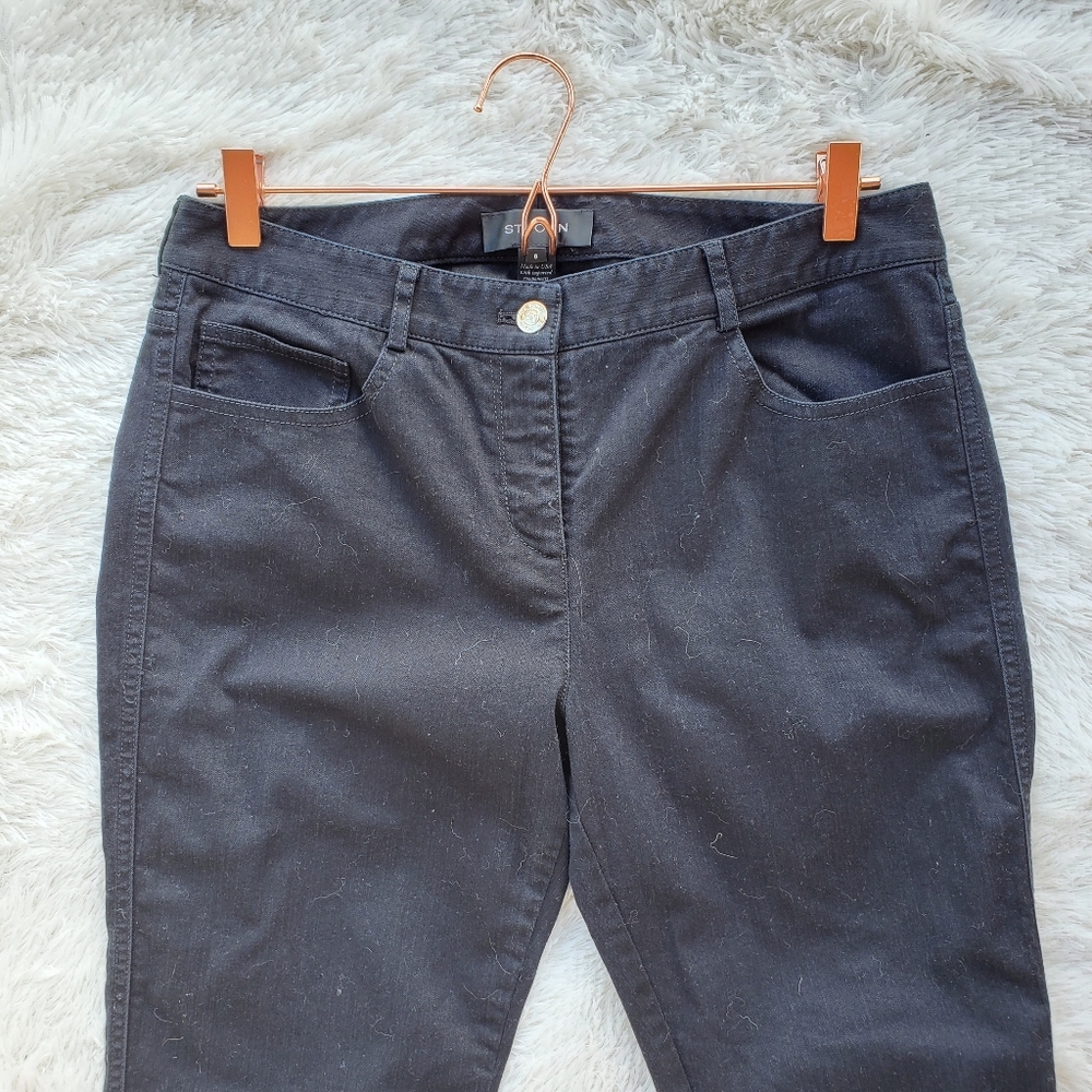 St. John Black High Rise Jeans - Picture 2 of 5